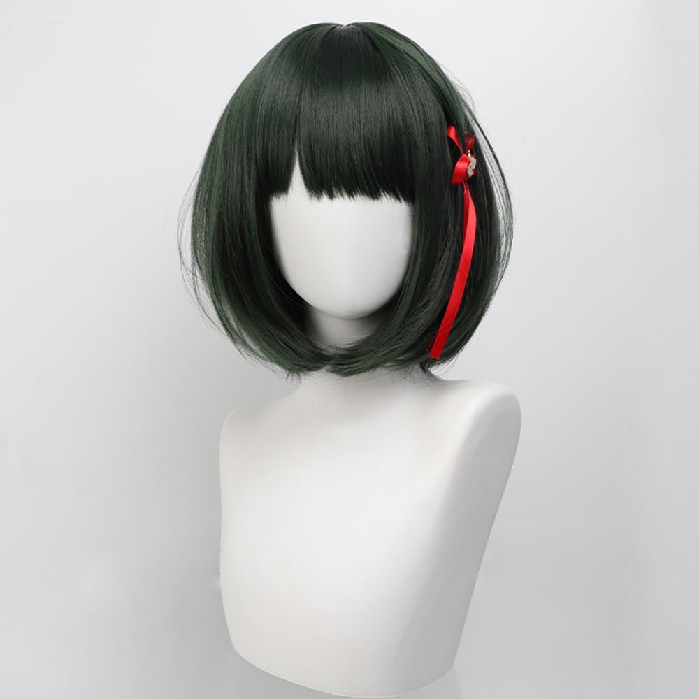 Amazon.co.jp: 百生吟子 ももせぎんこ コスプレウィッグ ボブ ダーク